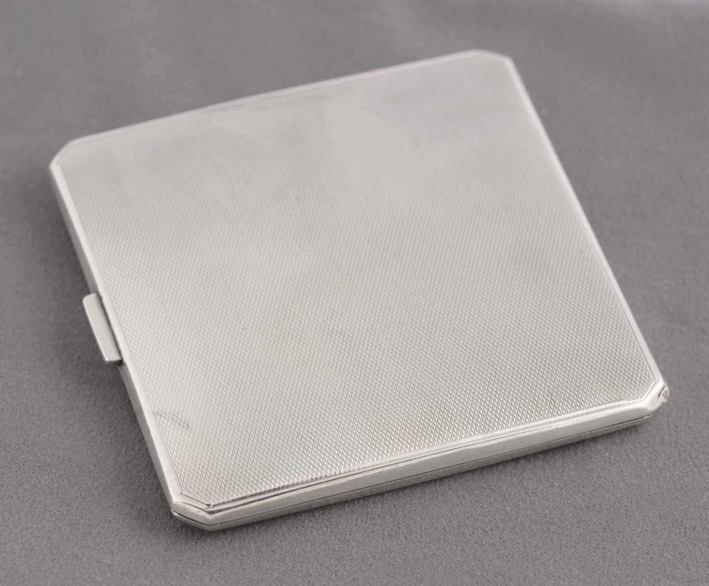 Sterling Silver & Enamel RAF Wings Cigarette Case Hallmarked 1936 (C2758)