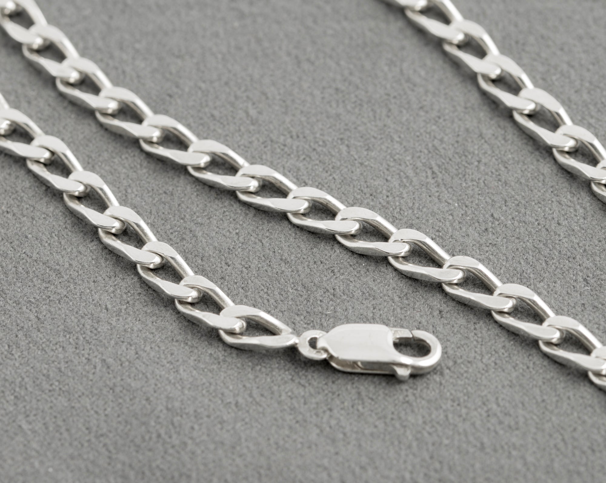 アクセサリー vintage silver925 necklace uk Vintage 925 Sterling Silver Long 82cm Curb Chain Necklace London
