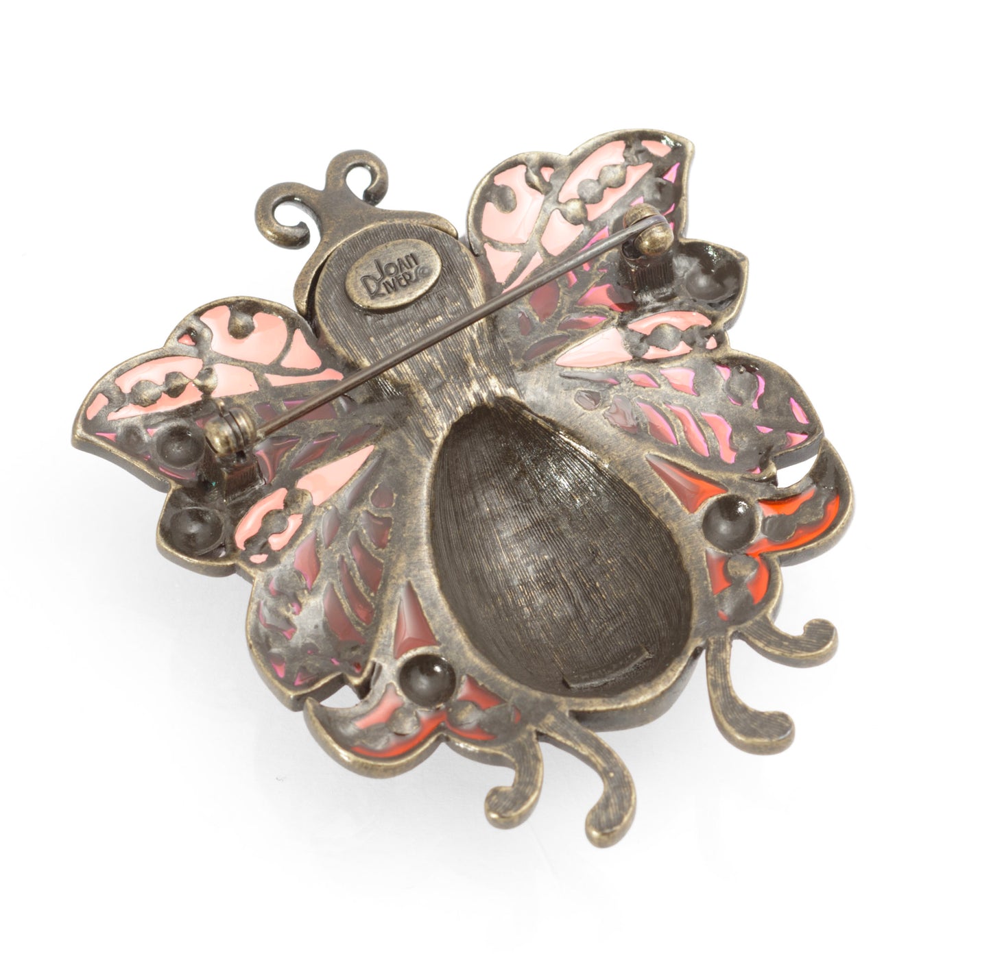 Vintage Joan Rivers Fantasy June Bug Statement Costume Brooch / Pin - Boxed (C2808)