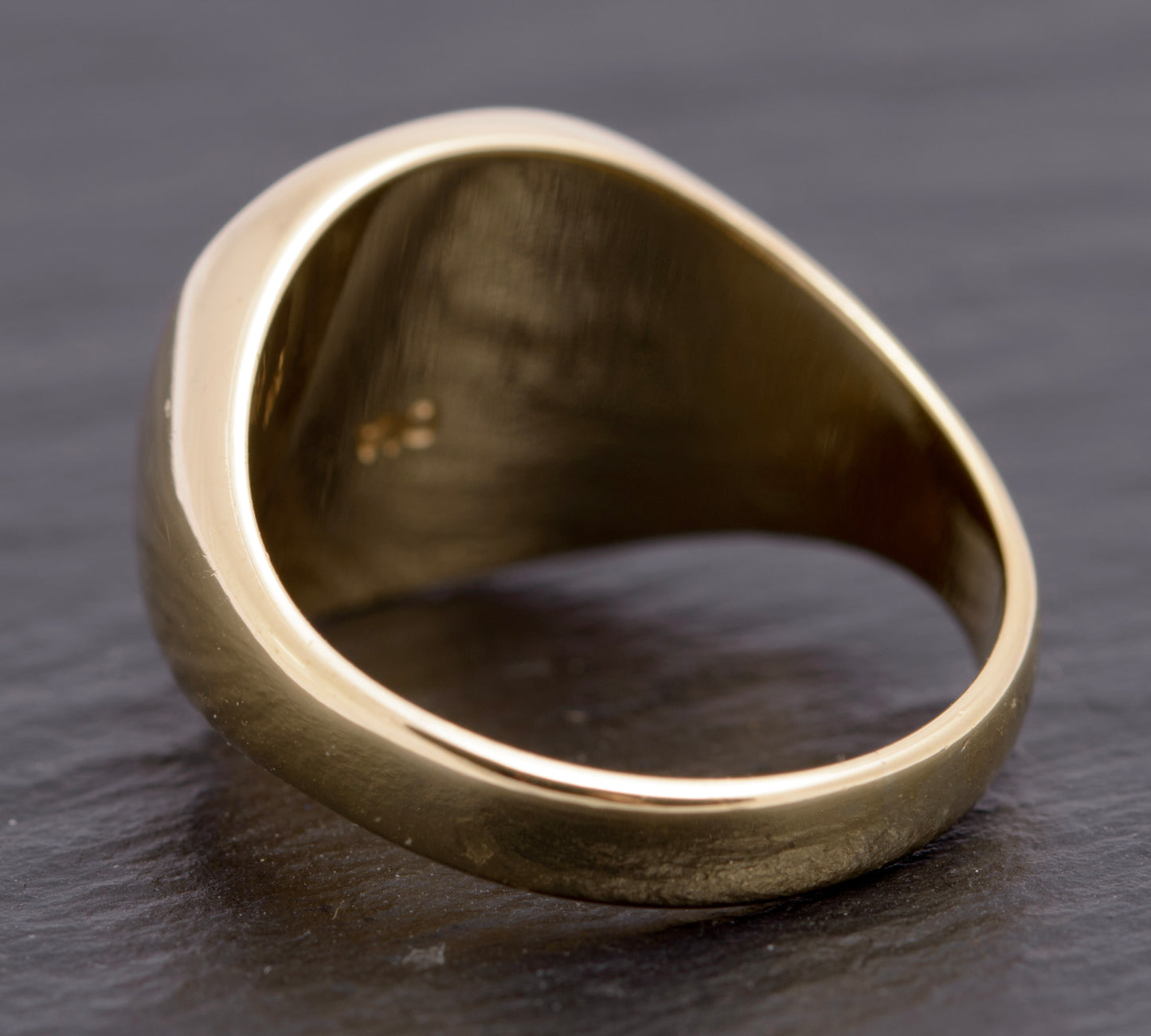 Vintage 9ct Gold High Quality Signet Ring Birmingham Hallmark Size R1/2 (C2820)