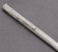 Vintage Yard-O-Led Art Deco Rhodium Plated Propelling Pencil - Engine Turned (C2832)