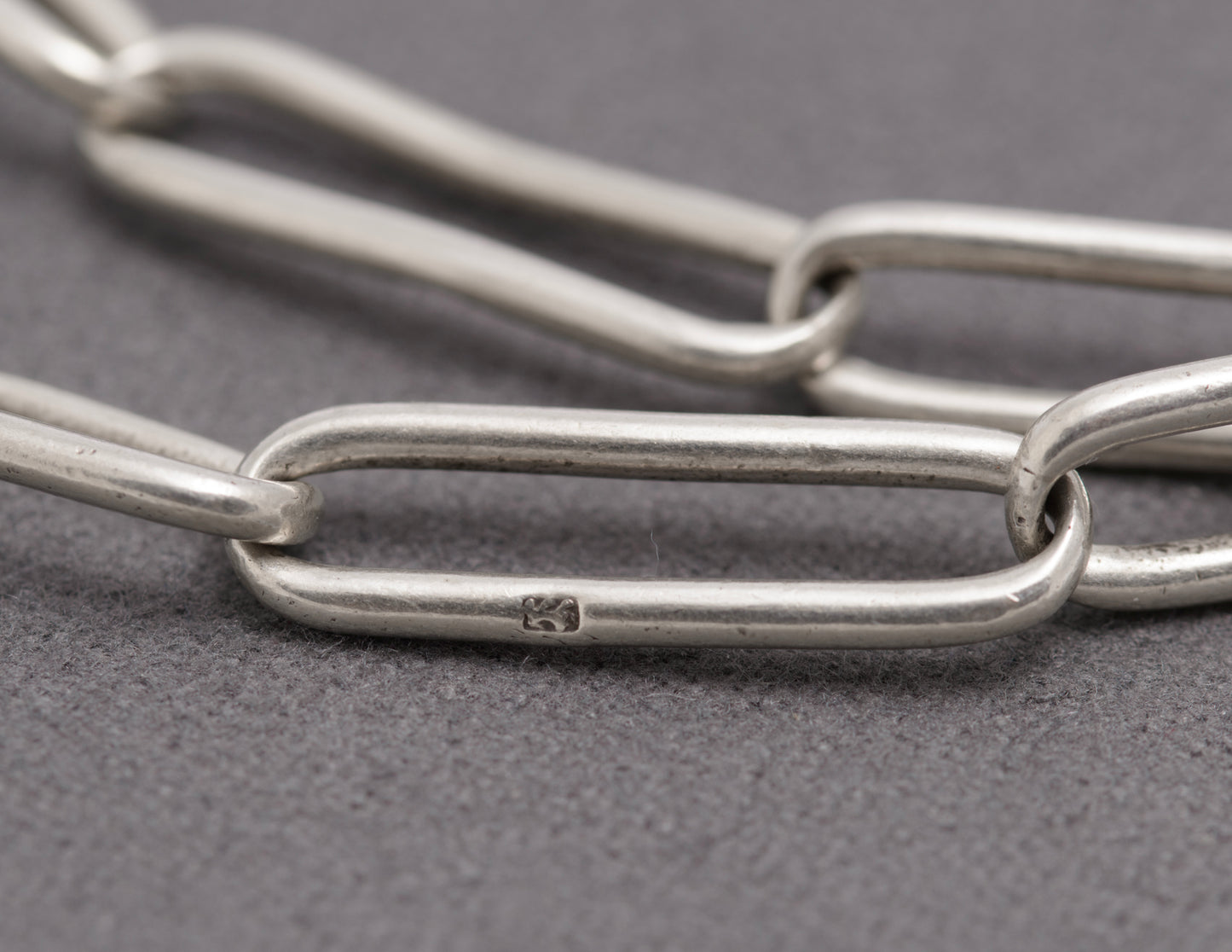 Antique Sterling Silver Trombone Link Watch Chain With Victorian Shilling Fob (C2836)