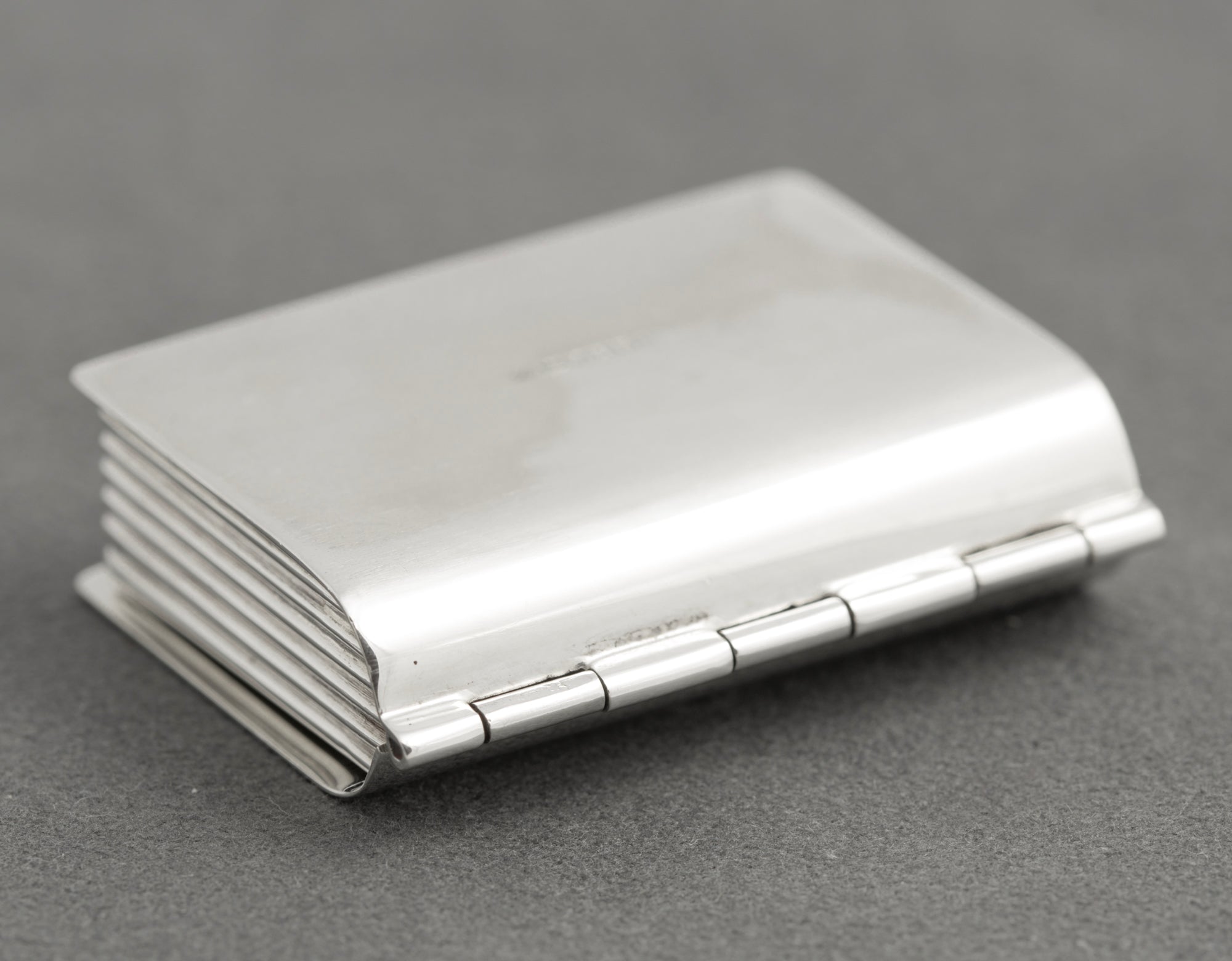 Vintage Sterling Silver Novelty Pill Box Book Shape & Tennis Decoration (C2871)