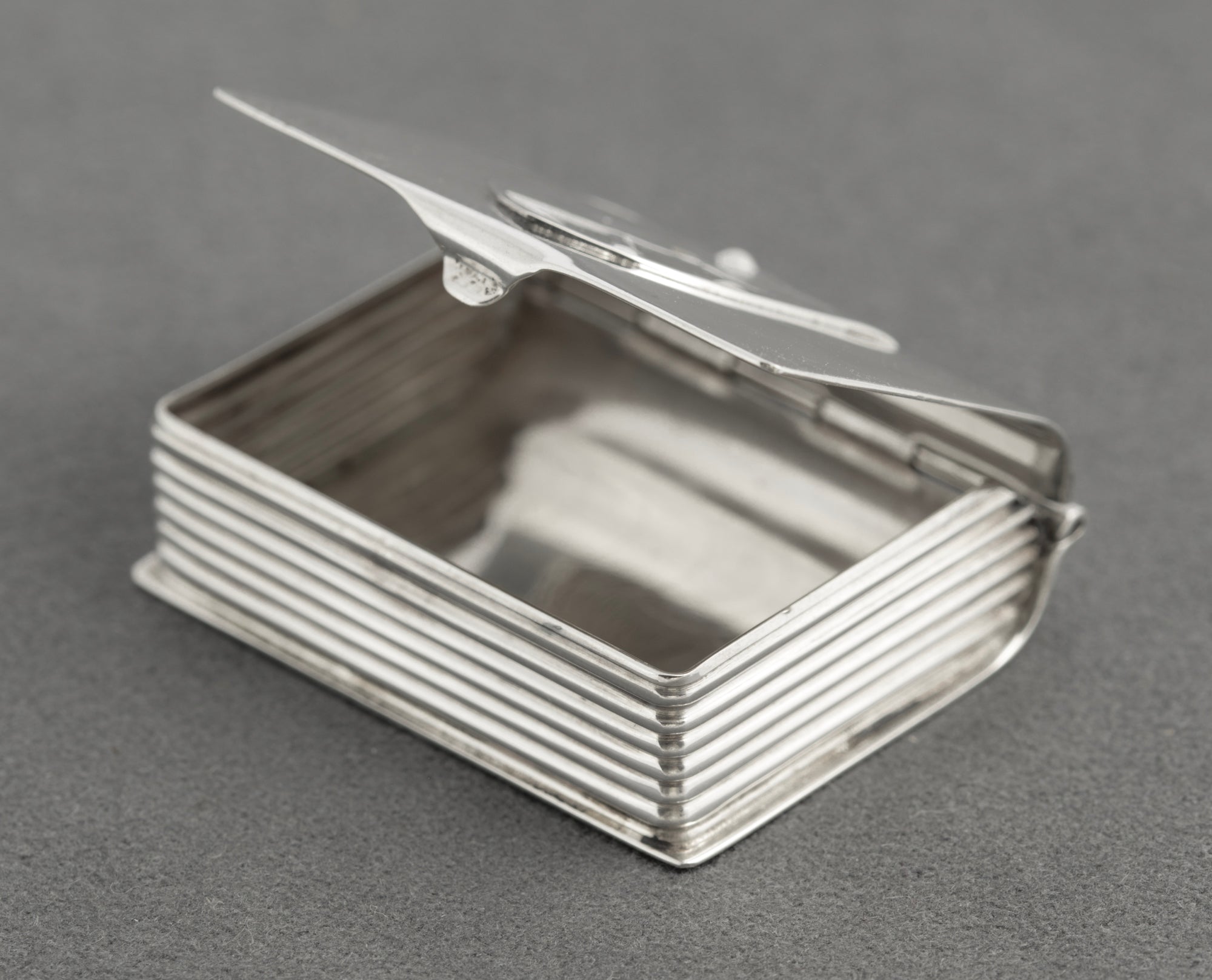 Vintage Sterling Silver Novelty Pill Box Book Shape & Tennis Decoration (C2871)