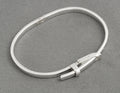 Vintage Sterling Silver Bangle Bracelet Belt & Buckle Design With Working Clasp (C2872)