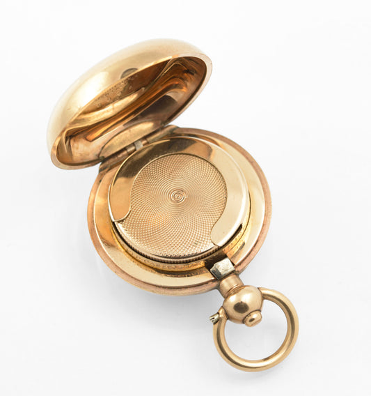 Antique Gold Cased Sovereign Holder ALD Dennison 20 Years Guarantee (C2886)