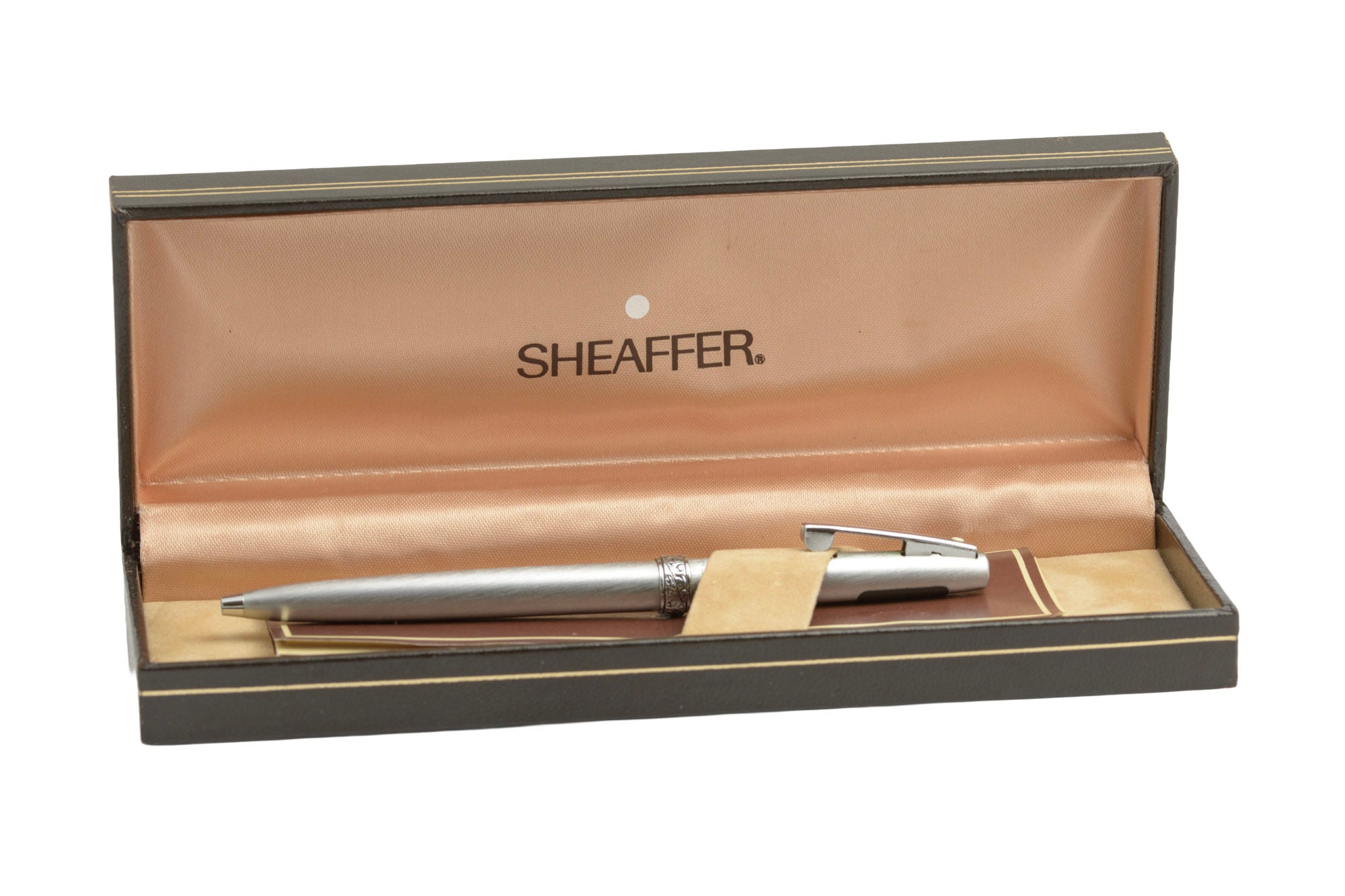 Vintage Sheaffer 620 Lady Florentine Ballpoint Pen Reminder Pocket Clip - Boxed (C2891)