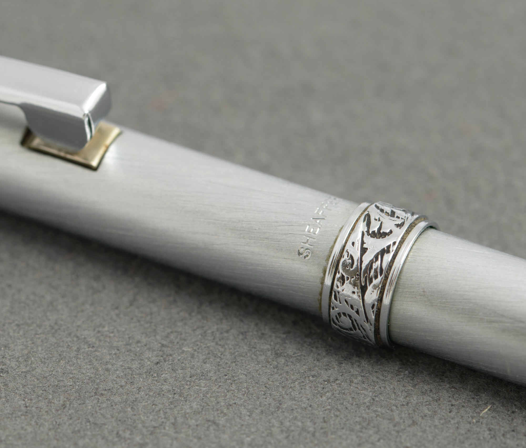 Vintage Sheaffer 620 Lady Florentine Ballpoint Pen Reminder Pocket Clip - Boxed (C2891)