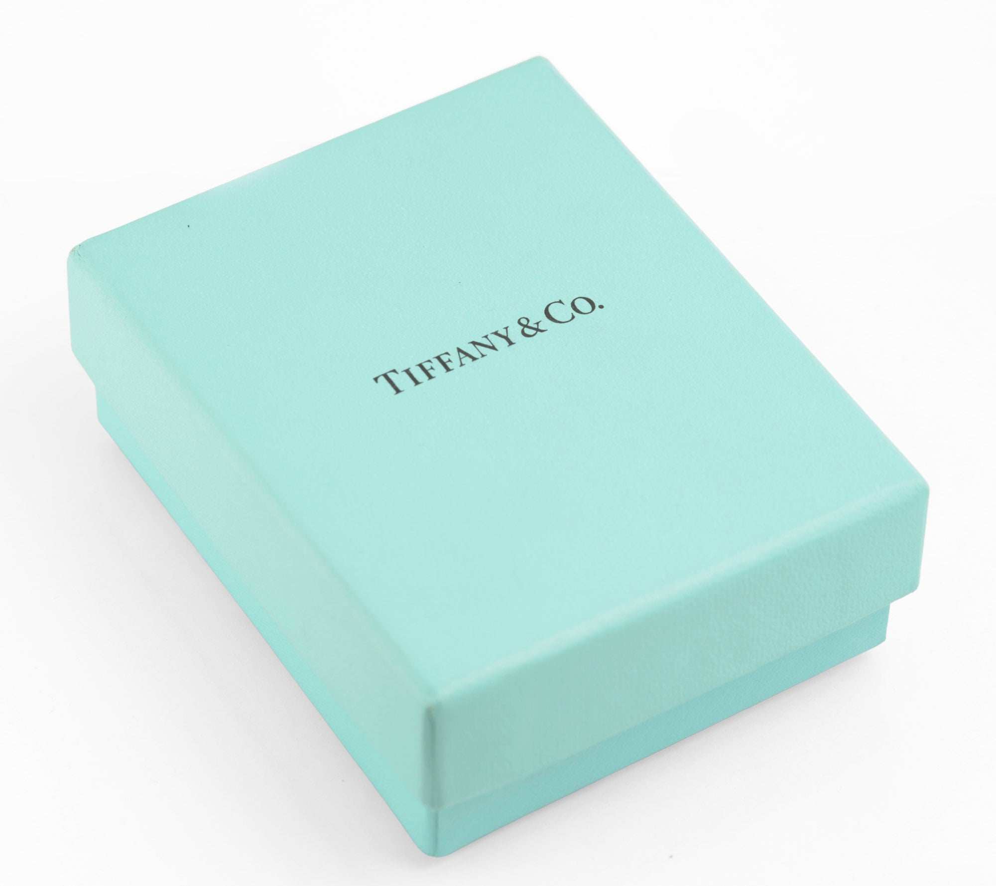 Tiffany & Co Sterling Silver Wire Bangle - Enamel Return To Tiffany Heart Charm (C2899)
