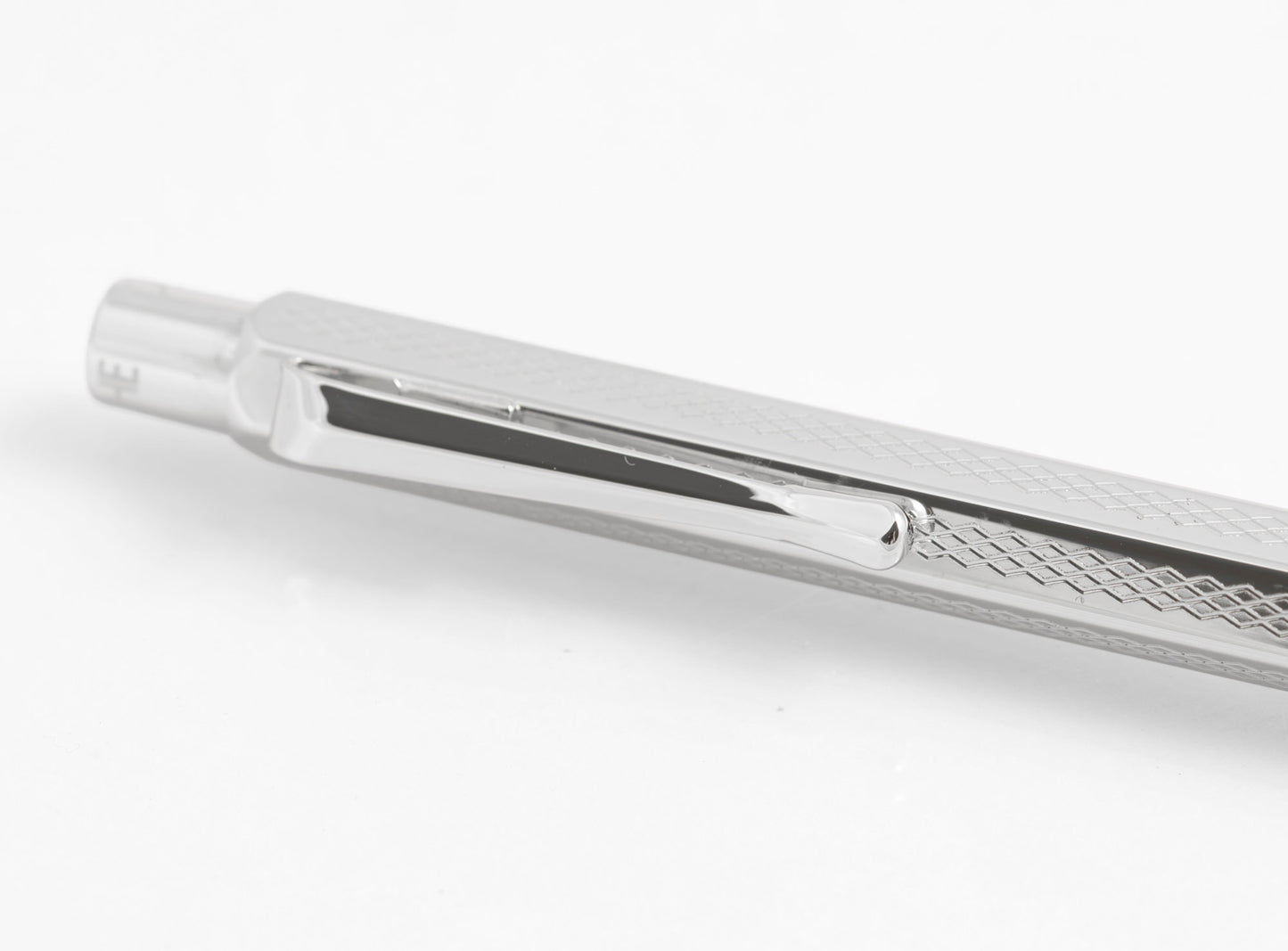 Vintage Caran d’Ache Ecridor Silver Tone Pen in Original Box with Certificate (C2926)