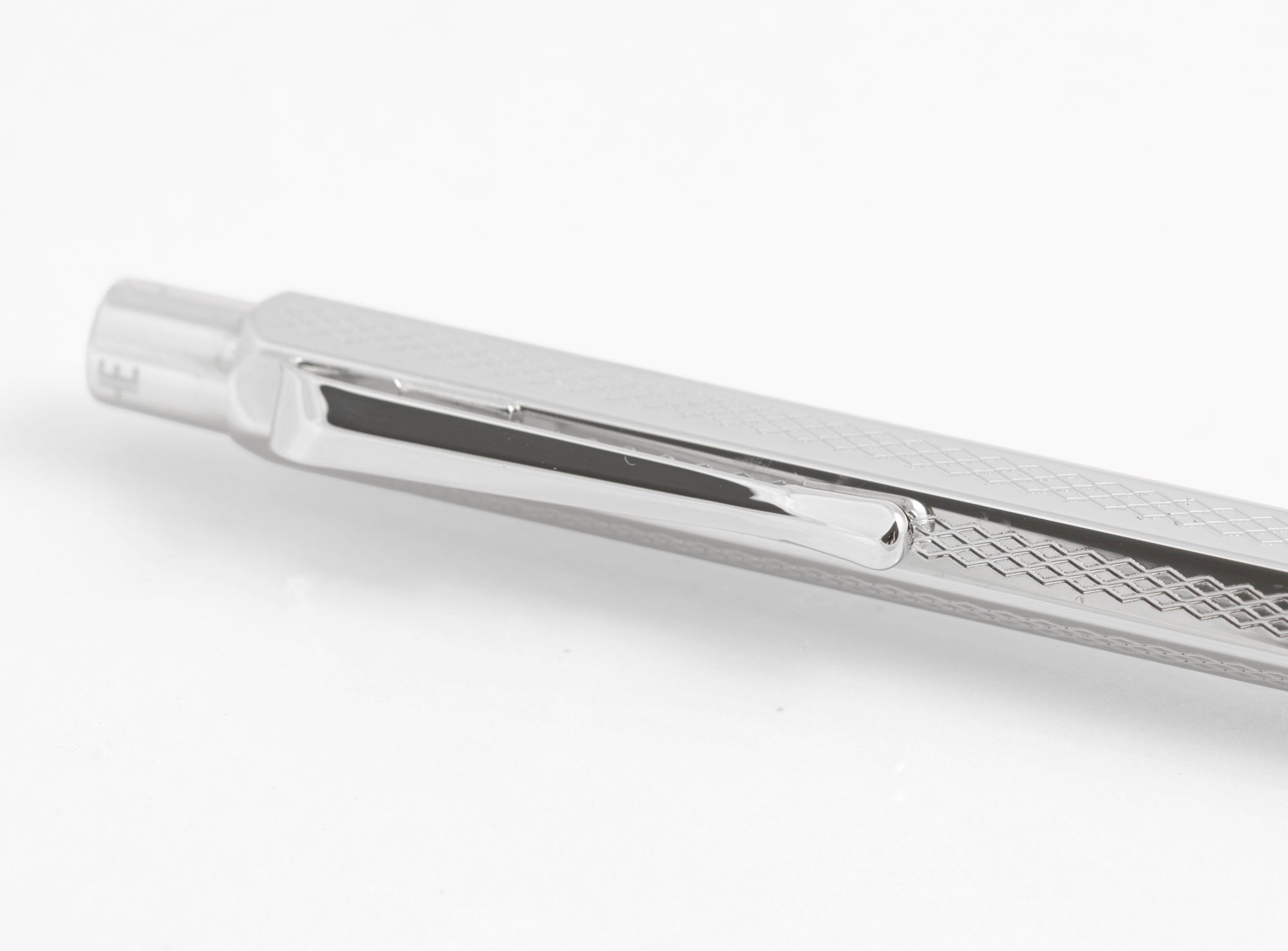 Vintage Caran d’Ache Ecridor Silver Tone Pen in Original Box with Certificate (C2926)