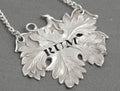 Antique Sterling Silver Rum Decanter Label Birmingham 1840 George Unite
