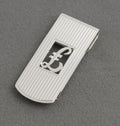 Vintage Sterling Silver 925 Money Clip & Pound Symbol S J Rose Hallmarked 1982 (C2947)