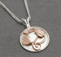 Clogau Tree of Life Sterling Silver & Rose Gold Welsh Gold Pendant Necklace (C2954)