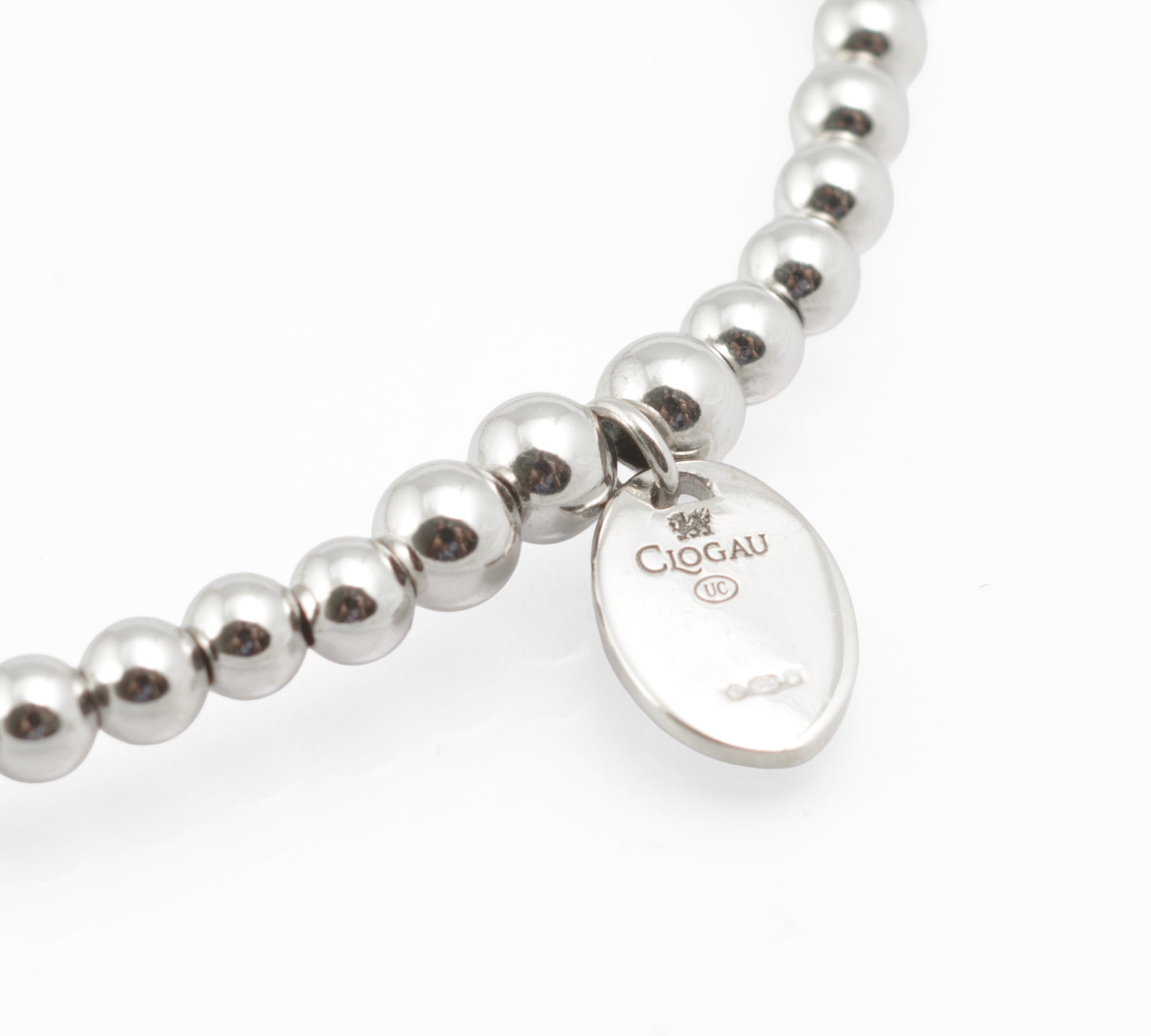 Clogau My One True North Sterling Silver and Welsh Rose Gold Affinity Beaded Bracelet, Boxed (C2966)