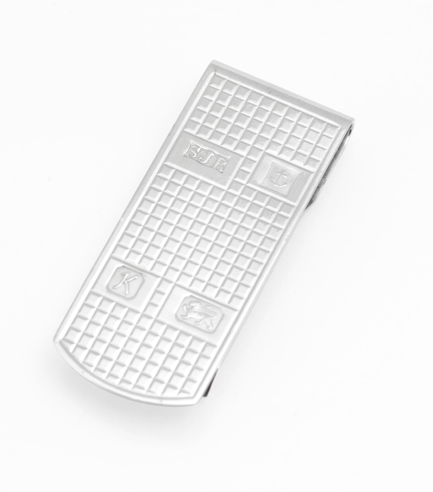 Vintage Sterling Silver Money Clip by S J Rose & Son, Birmingham 1984, Feature Hallmarks (C2971)