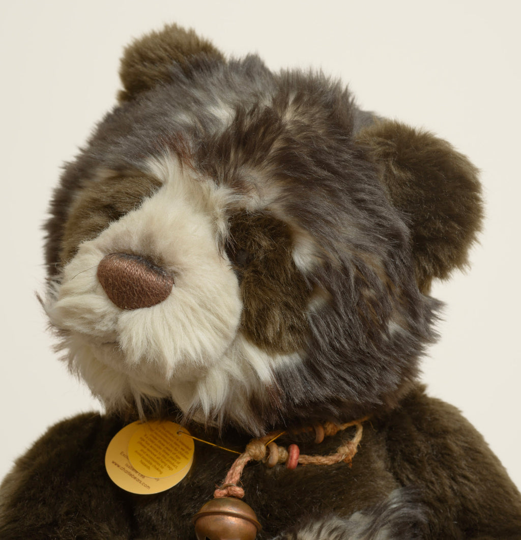 Charlie Bears Breeny - Isabelle Collection - swing tag showing product code CB131353, bear name Breeny, exclusively designed by Isabelle Lee