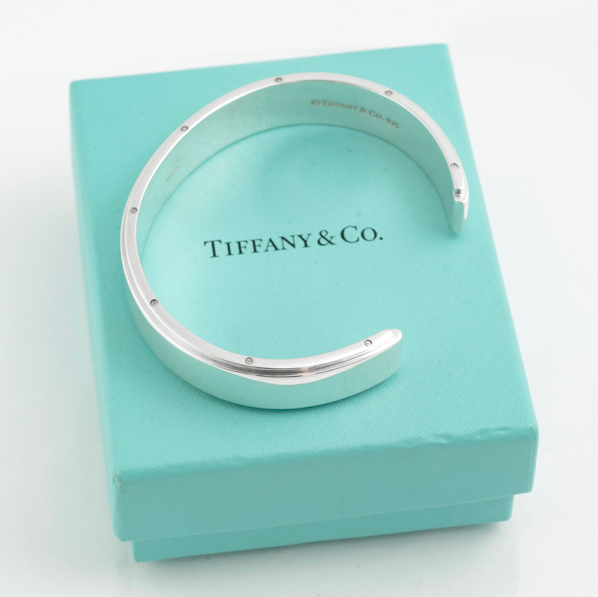 Tiffany & Co. Metropolis Sterling Silver Cuff Bangle - Original Box - C3050