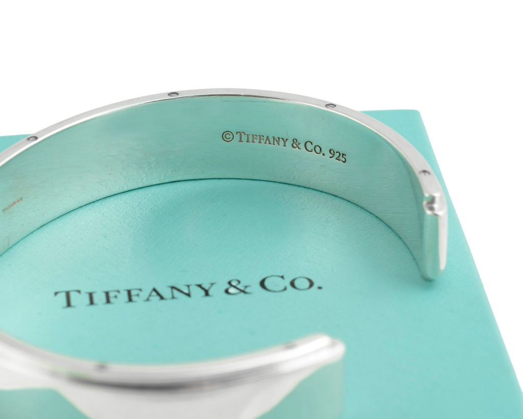 Tiffany & Co. Metropolis Sterling Silver Cuff Bangle - Original Box - C3050