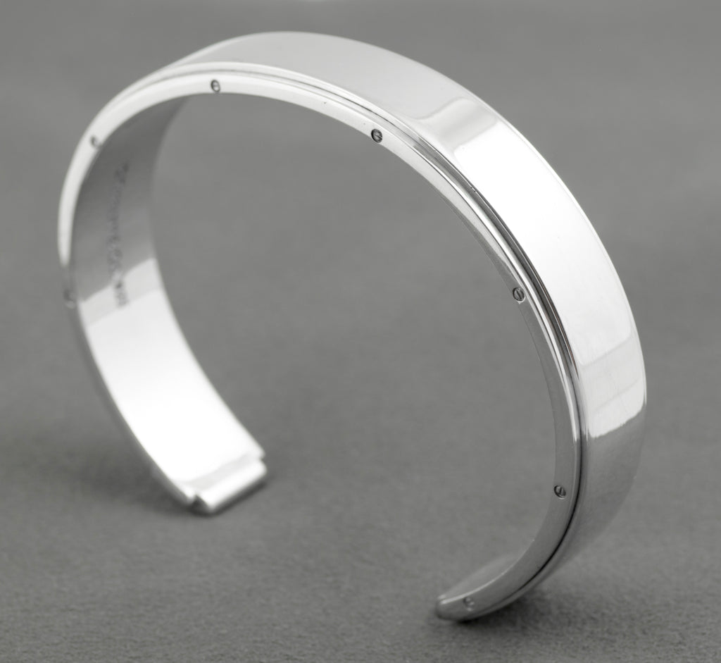 Tiffany & Co. Metropolis Sterling Silver Cuff Bangle - Original Box - C3050