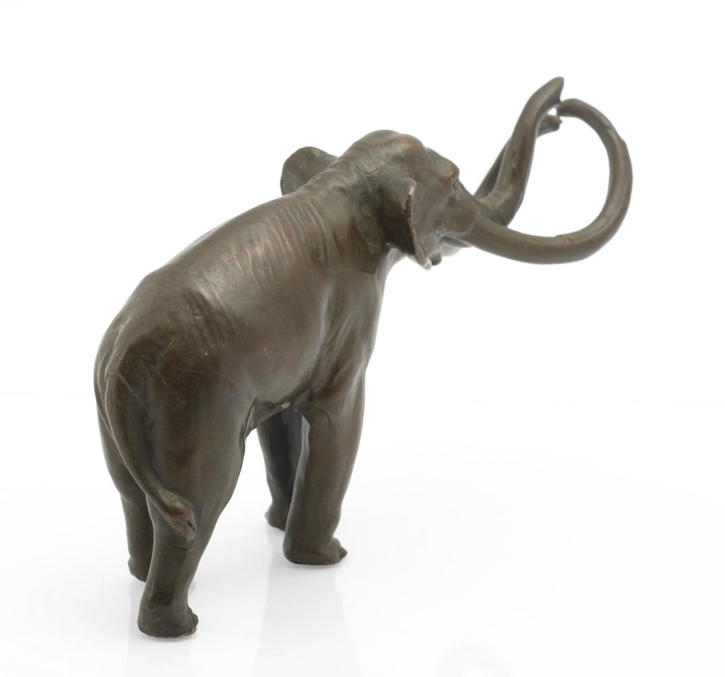 Vintage Bronze Imperial Mammoth Figure - William Wm. Otto - La Brea Tar Pits Series - Circa 1950s to 1960s - C3070