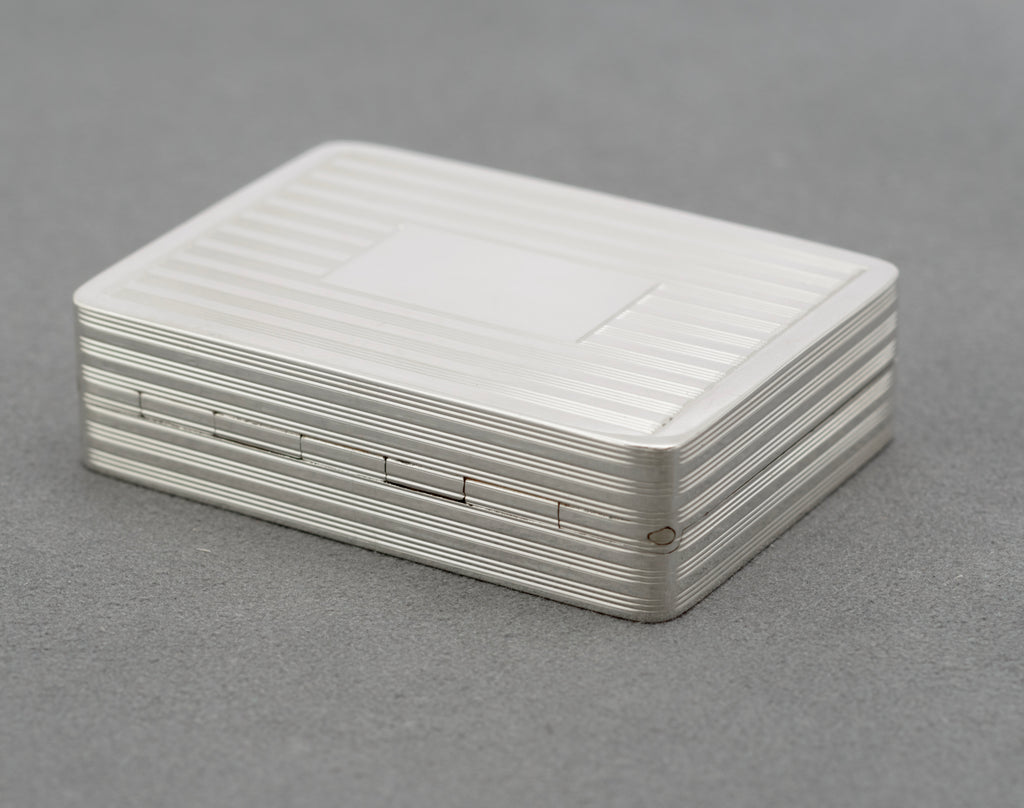 Vintage Sterling Silver Pill or Snuff Box - Peter John Doherty - Birmingham 1994 - C3100