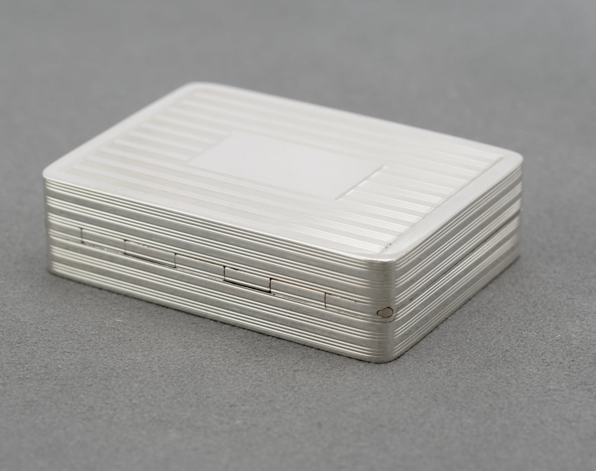 Vintage Sterling Silver Pill or Snuff Box - Peter John Doherty - Birmingham 1994 - C3100