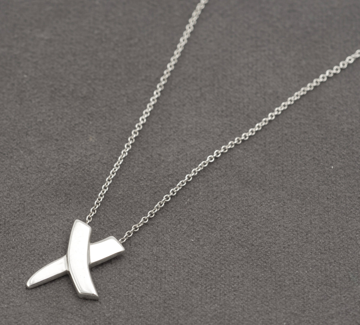 T&Co 925 tag on Tiffany sterling silver trace chain - C3111