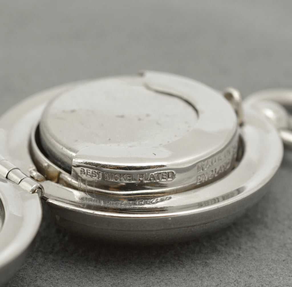 Interior of the open holder with the circular spring loaded carrier fitted inside