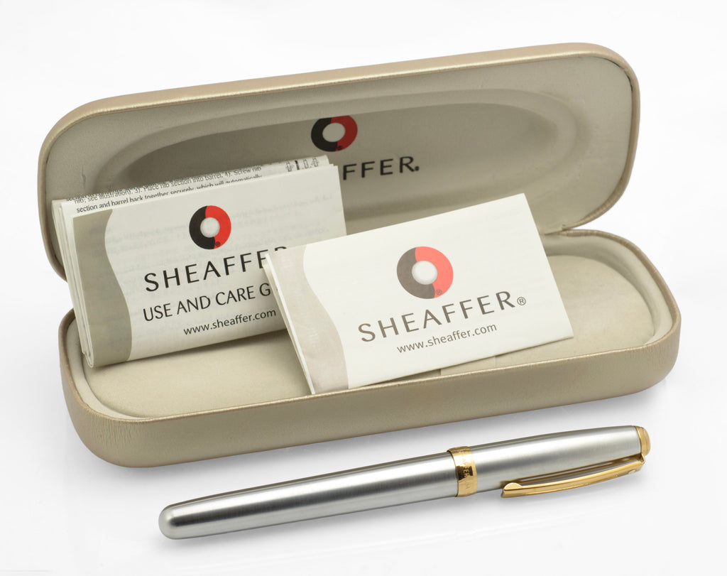 Sheaffer Prelude 342 GT fountain pen with champagne coloured case and original paperwork