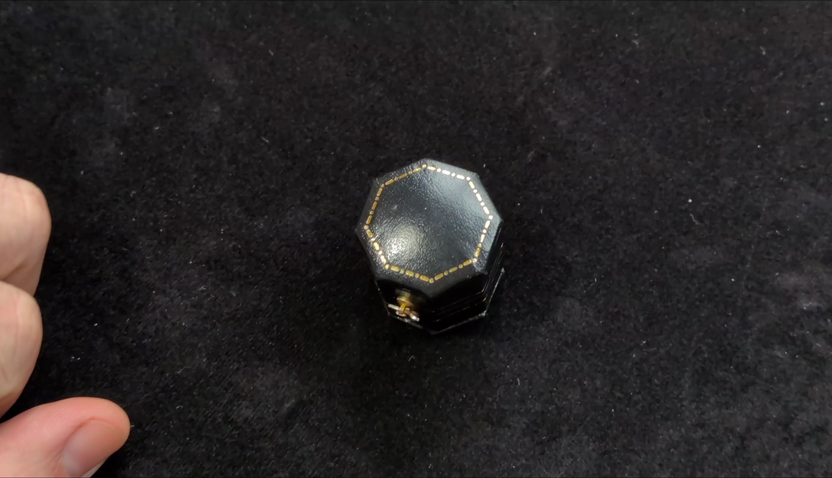 Victorian 15ct Gold Ring - Natural Turquoise and Split Pearls - Strapwork Mount - UK Size J1/2 - C3033