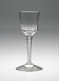 Georgian Antique English Drinking Glass with DSOT Opaque Twist Stem c1760 (Code 1246)