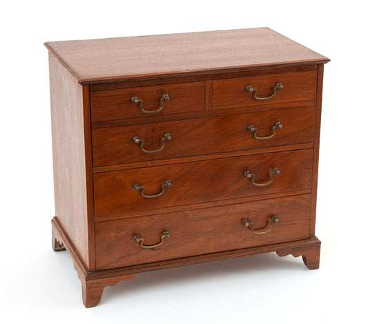 Antique Victorian/Edwardian Mahogany Wood Chest of Drawers Sewing/Jewellery Box (Code 1510)