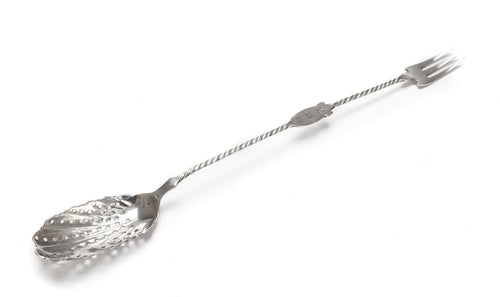 Antique American Coin Silver Pickle Fork