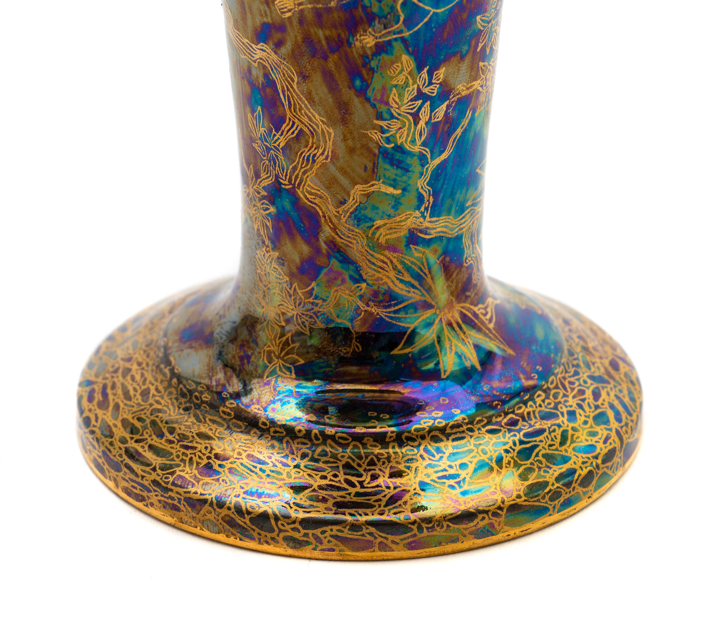 Fine Wedgwood Fairyland Lustre Butterfly Women Vase by Daisy Makeig Jones c1920 (Code 2125)