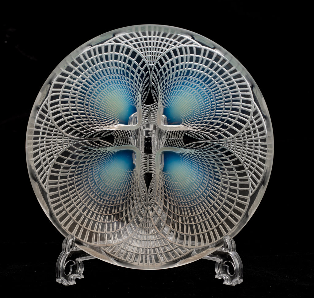 Rene Lalique Coquilles Art Deco French Opalescent Glass Bowl c1925 (Code 2152)