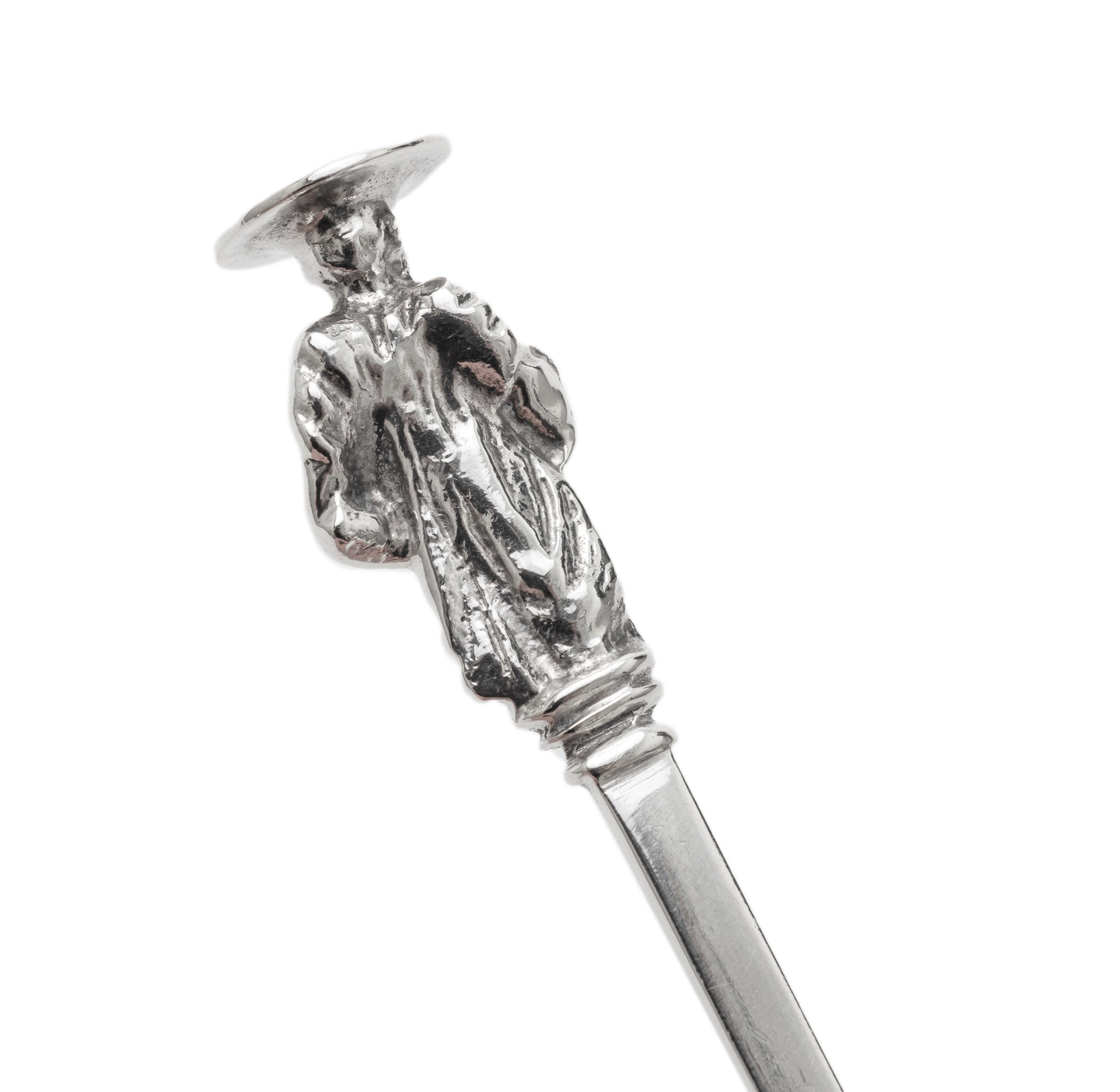 Georgian George III Antique English Sterling Silver Apostle Spoon c1770 (Code 2182)