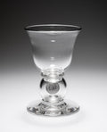 Edward VIII Coronation Drinking Glass with Silver Coin for Plummer Ltd NYC (Code 2240)