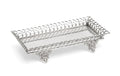 Antique Portuguese Silver Small Gallery Tray with Sardine & Lisbon Mark c1830 (Code 2256)