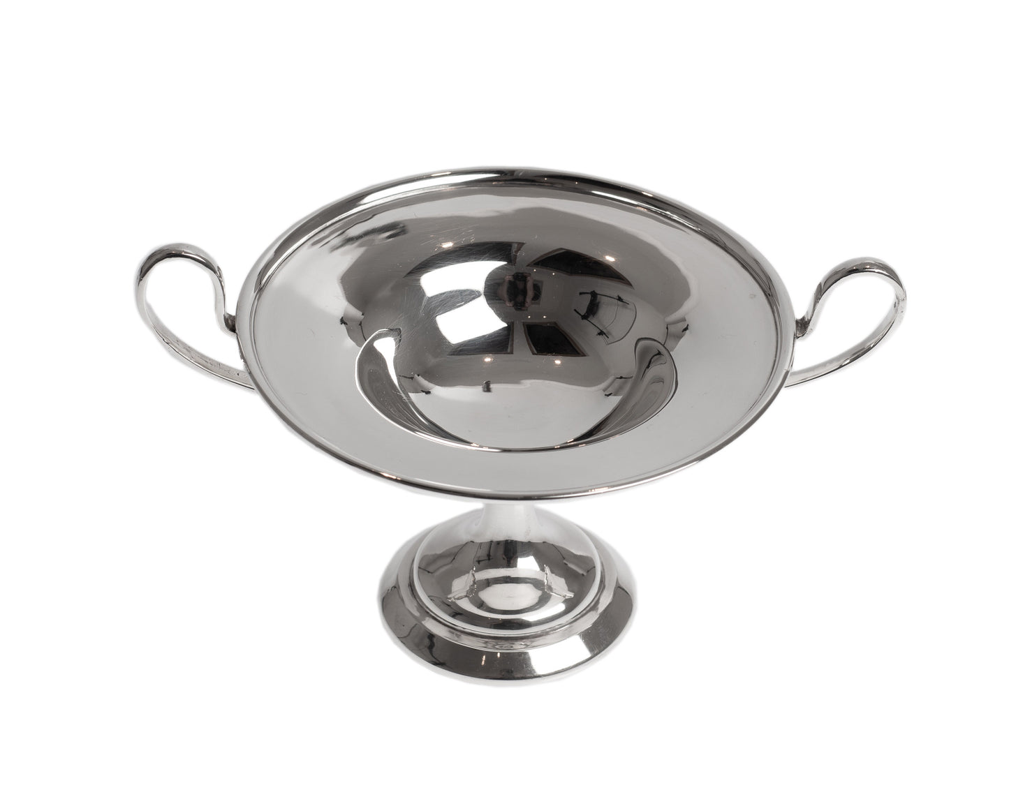 Antique Silver Pedestal Dish Goldsmiths & Silversmiths London 1907 - Edwardian (Code 2324)