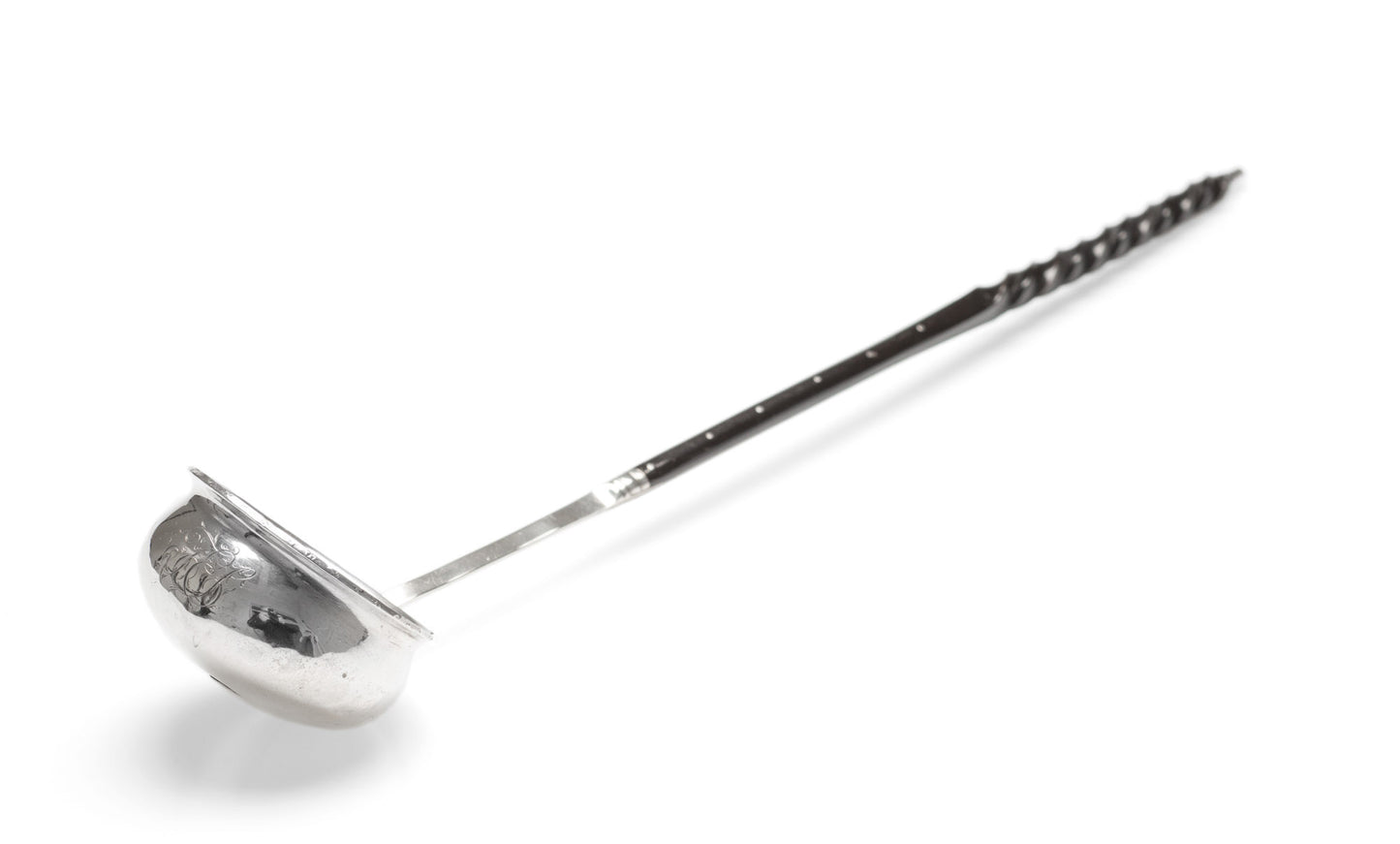 Georgian Silver Toddy Ladle with Twisted Baleen Handle c1820  (Code 2399)
