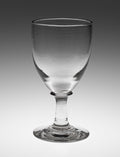 Victorian Antique Tall Bistro Style Rummer Drinking Glass with Stem c1850 (Code 2428)