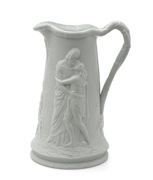 Thomas Till Biblical Moulded Stoneware Jug Prodigal Son - Antique Victorian (Code 2442)