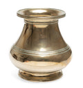 Antique Indian Turned & Polished Bronze Lota Vessel / Vase - Heavy Gauge (Code 2696)