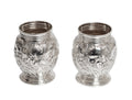 Pair Antique Victorian Sterling Silver Vases by Sibray, Hall & Co of Sheffield (Code 2764)