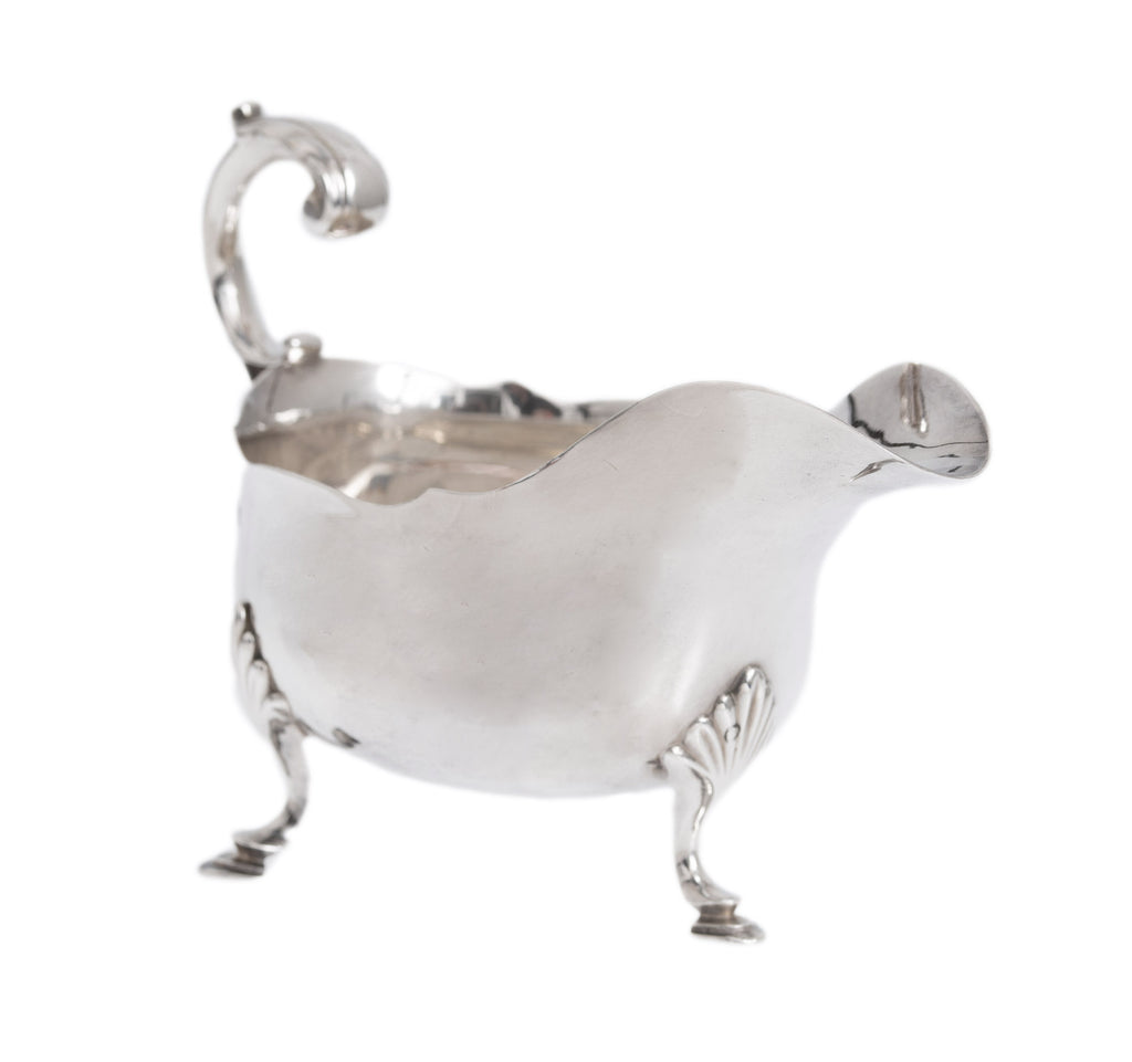 Antique Sterling Silver Sauce Boat Atkin Brothers Sheffield 1913 (Code 2800)
