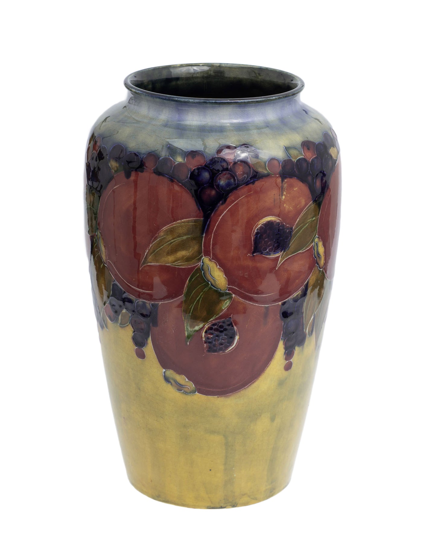 Large William Moorcroft Pomegranate Vase in Liberty Colourway - Art Deco c1930 (2933)