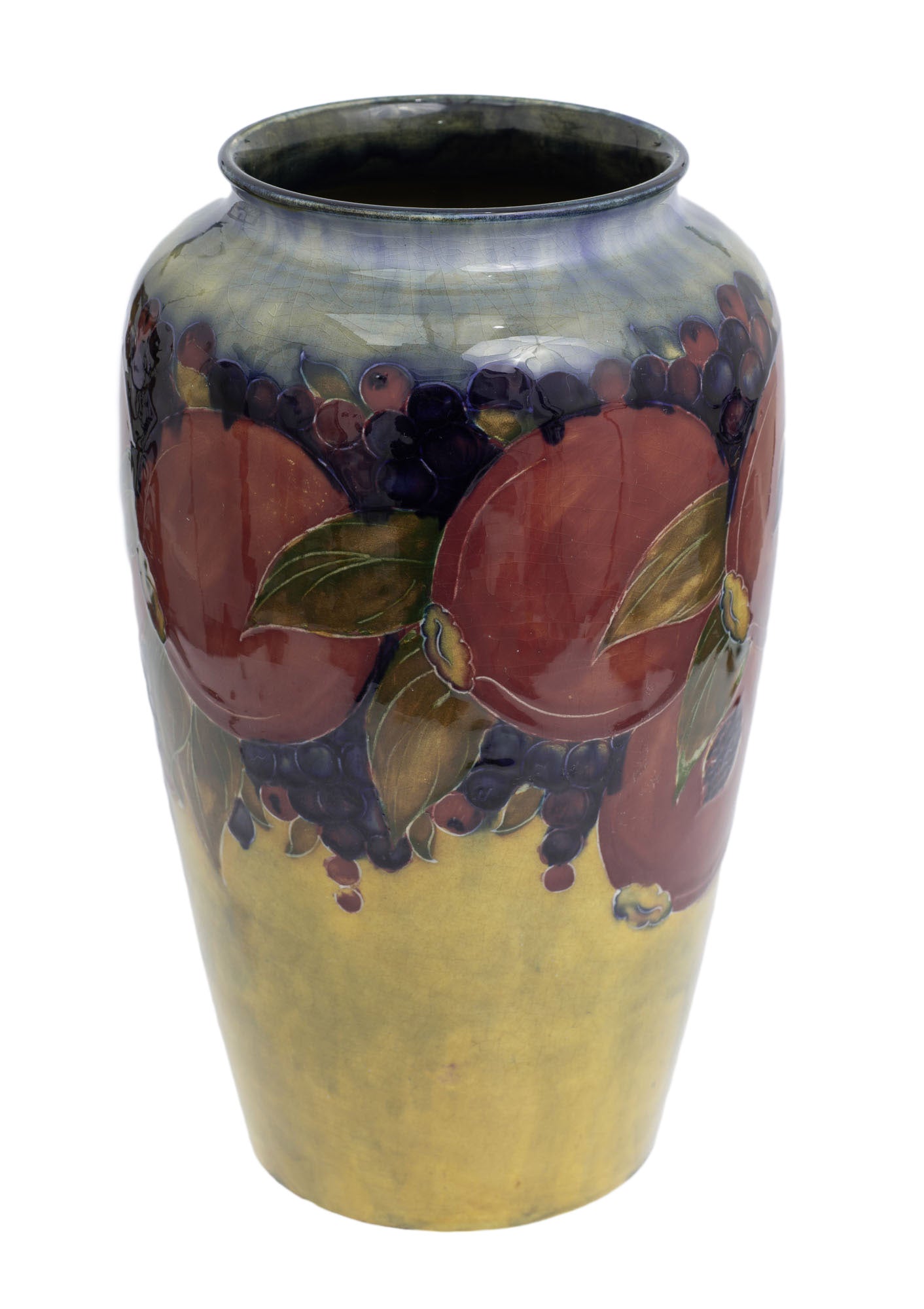 Large William Moorcroft Pomegranate Vase in Liberty Colourway - Art Deco c1930 (2933)