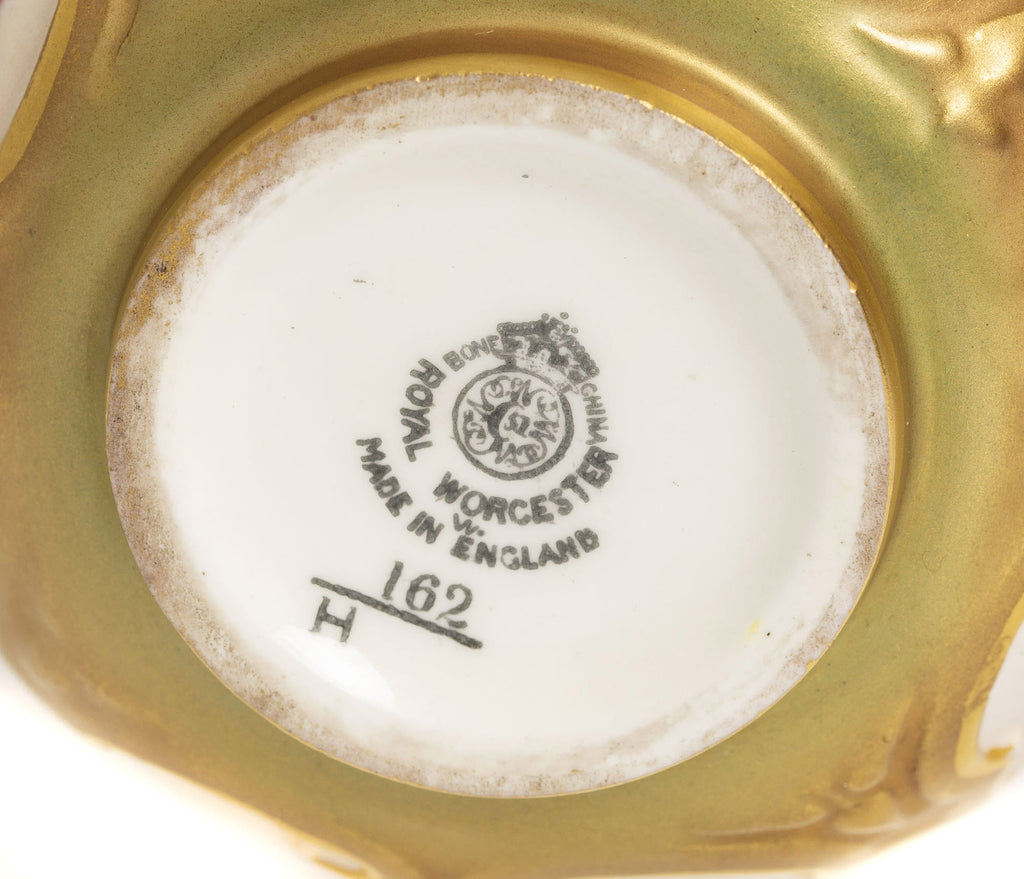 Royal Worcester Vase | Hand Painted Blackberries by Kitty Blake | Date Code 1951 | (2955)