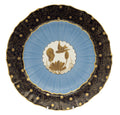 Antique Minton Aesthetic Design Cabinet Plate with Gold Bird Detail Dated 1887 (2962)